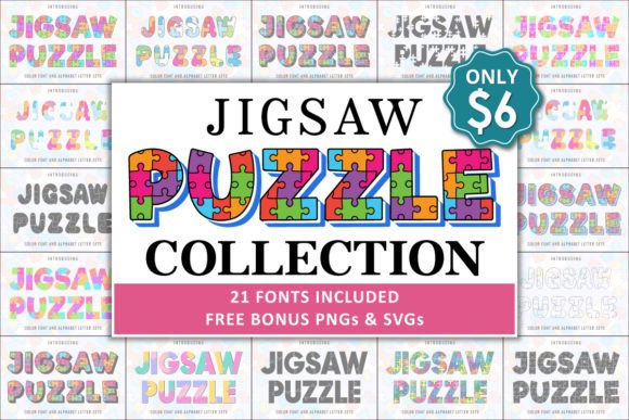 Building Playful Brand Identity with the Jigsaw Puzzle Collection Font