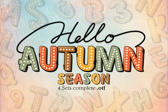 Capturing the Autumn Spirit with a Festive, Multi-Season Font