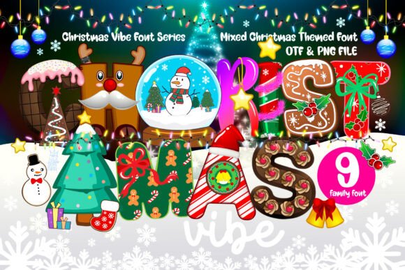 Christmas Vibe: Unwrapping the Joy of Festive Typography