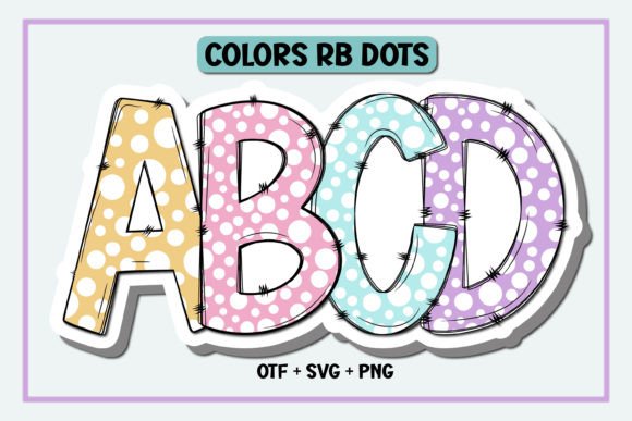 Colors Rb Dots: A Playful Font for Vibrant Branding