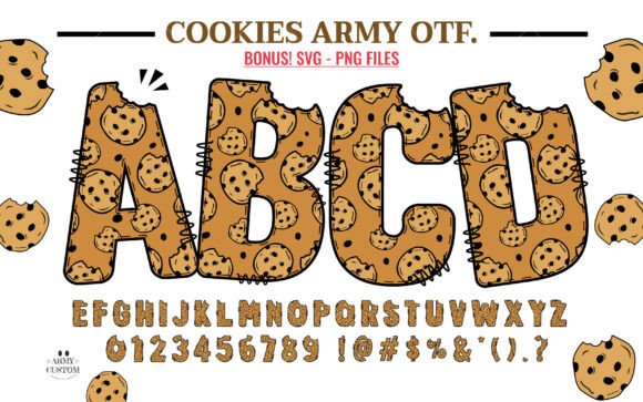Cookies Army: A Festive Gingerbread Christmas Cookie Doodle Alphabet