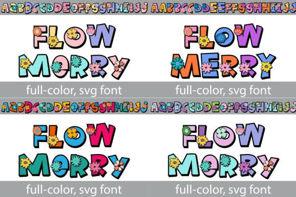 FlowMerry: A Vibrant Font Bundle for Creative Projects