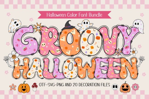 Groovy Halloween: A Retro Font for Whimsical Autumn Designs