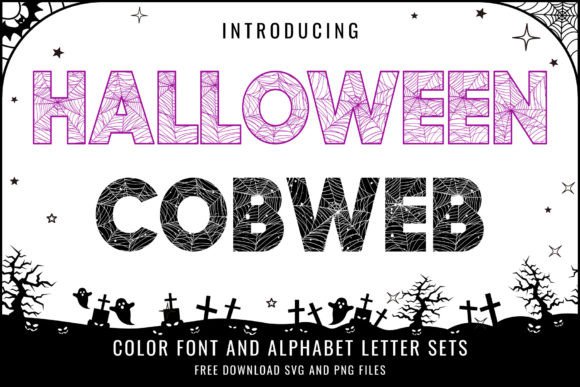 Halloween Cobweb: The Playful Font for Spooky Season Designs