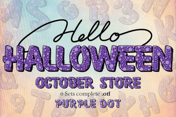 Halloween Purple Dot: The Charming Font for Festive Design