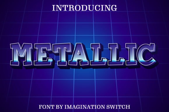 Metallic: The Color Font That Brings Designs to Life