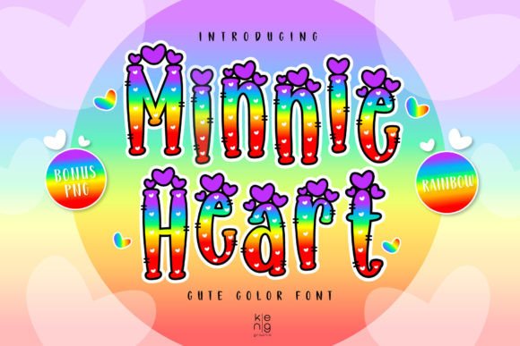 Minnie Heart Rb: A Playful Font with Serious Creative Punch