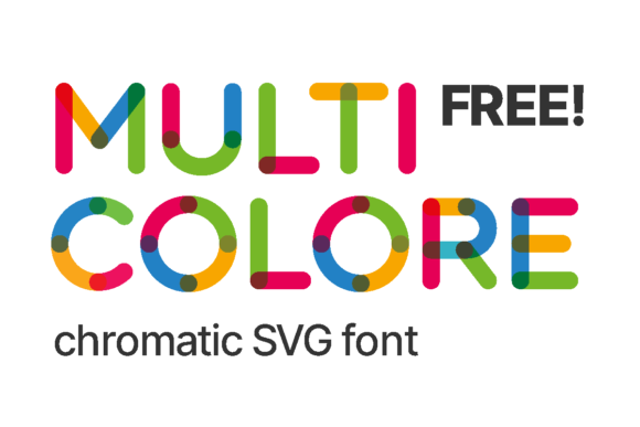 Multicolore: A Bold Color Font to Brighten Any Design