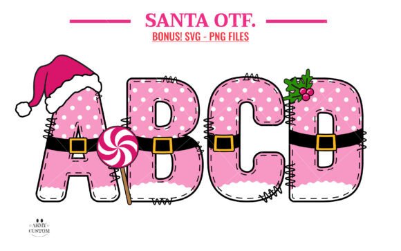 Santa Army: A Playful Typeface for Festive Creations