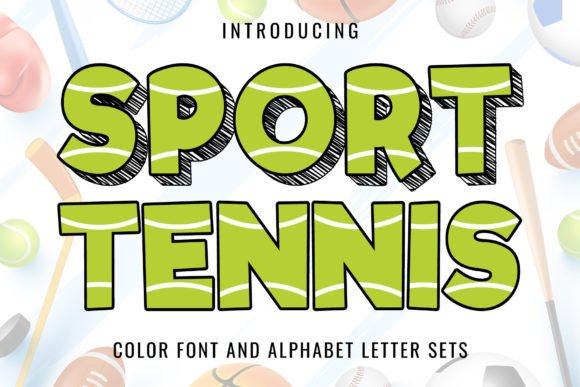 Sport Tennis: A Playful Font for Dynamic Designs